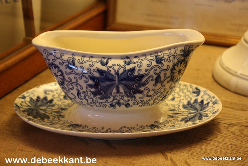 Sauskom Boch Keralux PAPILLON blauw motief